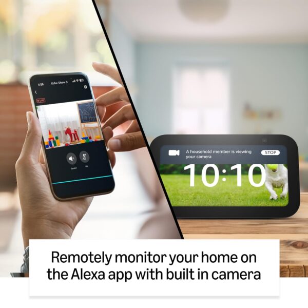 Amazon Echo Show 5: Smart display, Alexa, better sound, home monitoring. - Image 6
