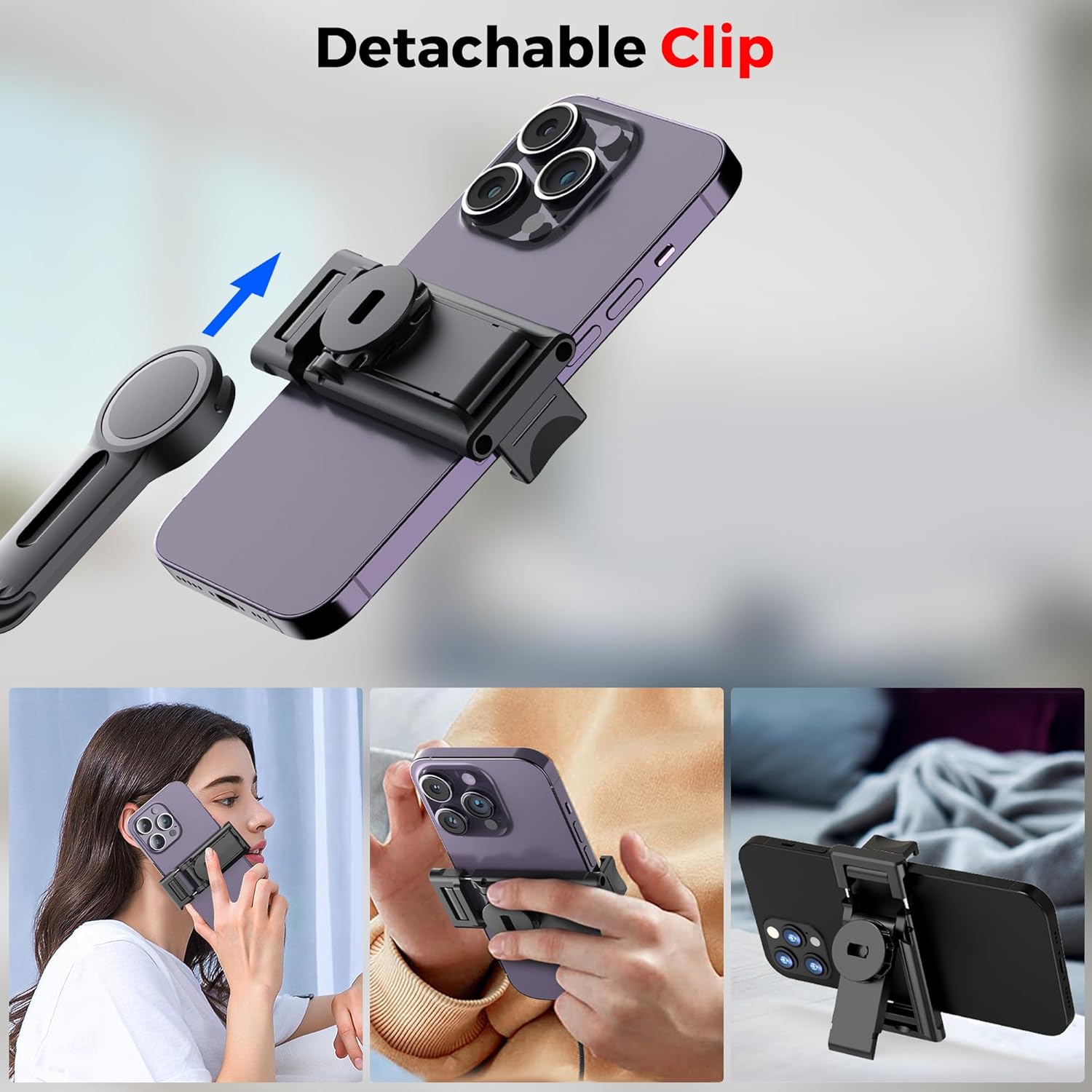 WeCool AI face tracking tripod, 360° rotation, gesture control. - Image 6