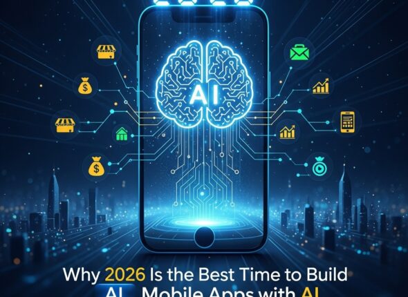 AI-powered mobile app ecosystem in 2026 showing how artificial intelligence enables scalable online earning