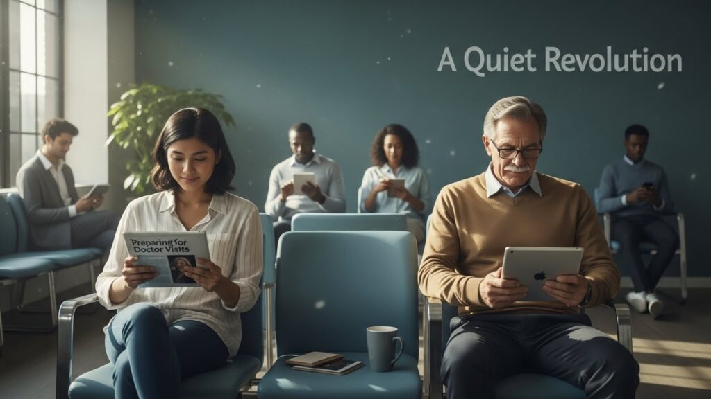 Secure data integration in OpenAI health platform showcasing encrypted medical data flow and AI-powered healthcare infrastructure