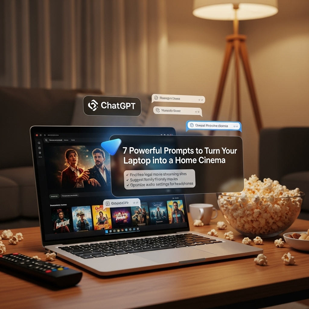 Illustration comparing paid streaming subscriptions with free legal alternatives discovered through ChatGPT streaming research