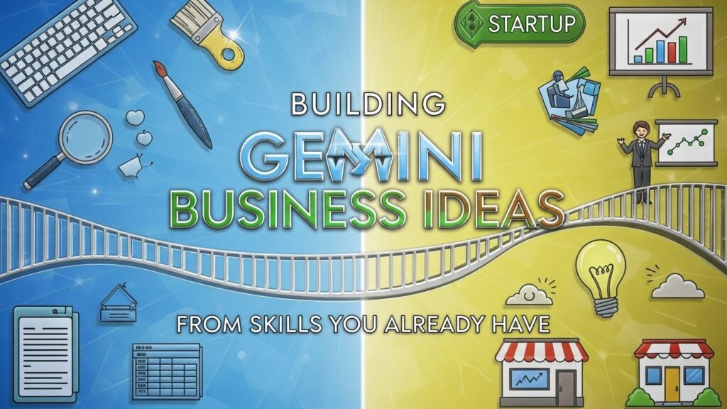 Visual representation of skill to demand mapping process for validating Gemini business ideas using data