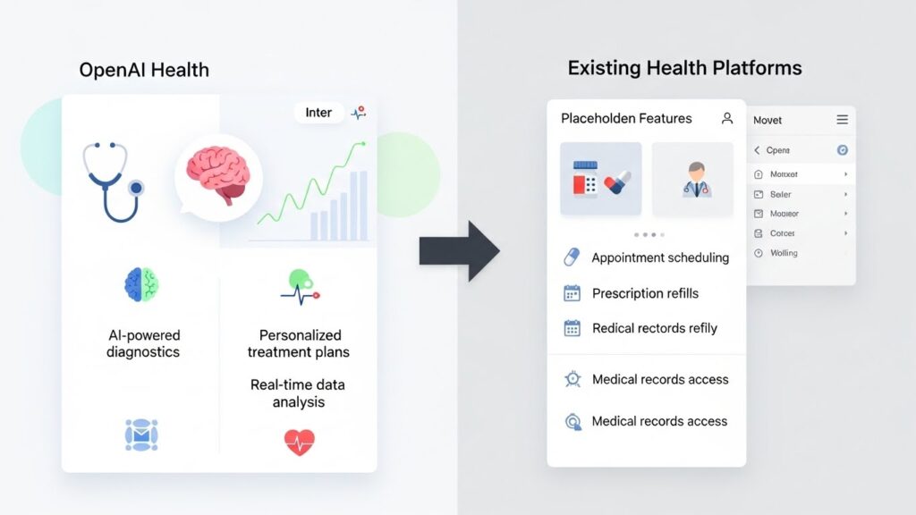 OpenAI health innovation highlighting exponential AI adoption, cost-effective healthcare solutions, and growing demand for accessible AI-powered health tools